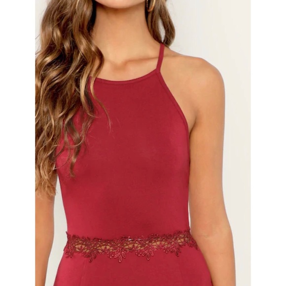 Party Halter Neck Maxi Dress - Picture 3 of 4